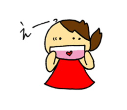 Expressive girl made by pico sticker #3849831