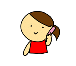 Expressive girl made by pico sticker #3849850