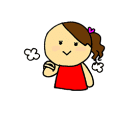 Expressive girl made by pico sticker #3849851