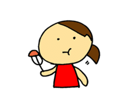 Expressive girl made by pico sticker #3849852