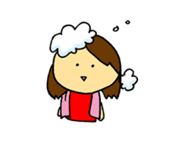 Expressive girl made by pico sticker #3849862