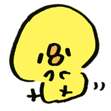 Loose chick Sticker "Piyotaso" sticker #3850383