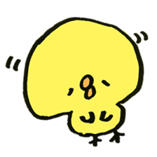 Loose chick Sticker "Piyotaso" sticker #3850384