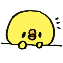 Loose chick Sticker "Piyotaso" sticker #3850390