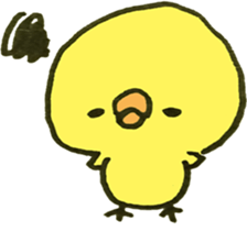 Loose chick Sticker "Piyotaso" sticker #3850393