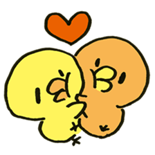 Loose chick Sticker "Piyotaso" sticker #3850407