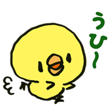 Loose chick Sticker "Piyotaso" sticker #3850416