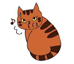 Cat's life of MoMo & Coco sticker #3851411