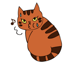 Cat's life of MoMo & Coco sticker #3851411