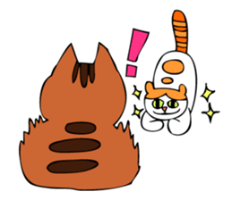 Cat's life of MoMo & Coco sticker #3851423