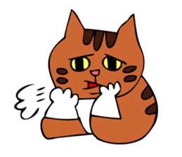 Cat's life of MoMo & Coco sticker #3851427