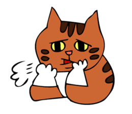 Cat's life of MoMo & Coco sticker #3851427
