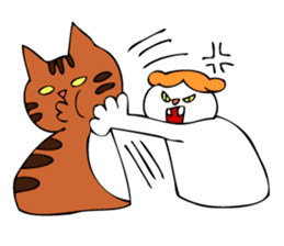 Cat's life of MoMo & Coco sticker #3851430