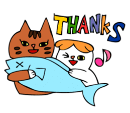 Cat's life of MoMo & Coco sticker #3851435