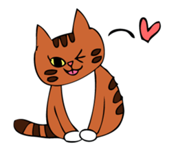 Cat's life of MoMo & Coco sticker #3851443