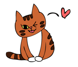 Cat's life of MoMo & Coco sticker #3851443