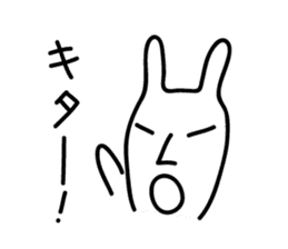 Rabbit Sticker2 by keimaru sticker #3852014