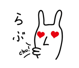 Rabbit Sticker2 by keimaru sticker #3852018