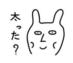 Rabbit Sticker2 by keimaru sticker #3852035