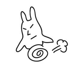 Rabbit Sticker2 by keimaru sticker #3852044
