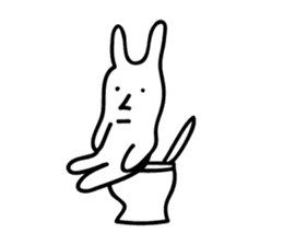 Rabbit Sticker2 by keimaru sticker #3852045