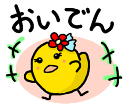 The Mikawa dialect Hiyoko's sticker #3852296