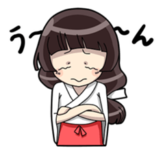 A Shinto priest and medium sticker #3852398