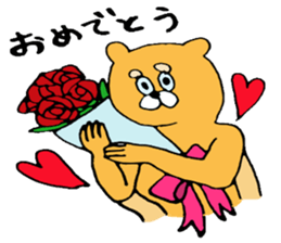 He looks like a bear sticker #3852472