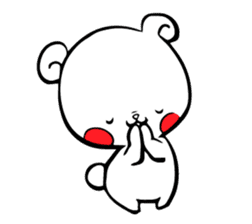 White bear Kumajirou & Panda Pantarou sticker #3852608