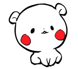 White bear Kumajirou & Panda Pantarou sticker #3852609