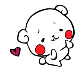 White bear Kumajirou & Panda Pantarou sticker #3852612