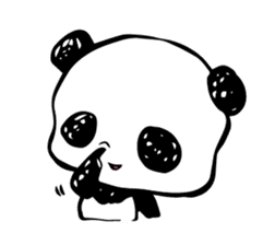 White bear Kumajirou & Panda Pantarou sticker #3852618
