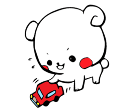 White bear Kumajirou & Panda Pantarou sticker #3852632