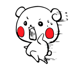 White bear Kumajirou & Panda Pantarou sticker #3852633