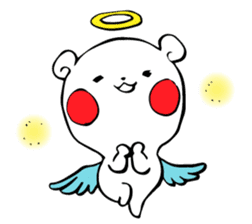 White bear Kumajirou & Panda Pantarou sticker #3852635
