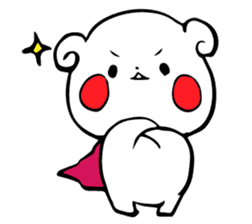 White bear Kumajirou & Panda Pantarou sticker #3852636
