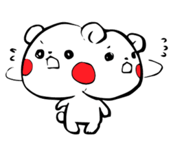 White bear Kumajirou & Panda Pantarou sticker #3852640