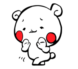 White bear Kumajirou & Panda Pantarou sticker #3852641