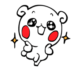 White bear Kumajirou & Panda Pantarou sticker #3852643