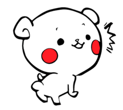 White bear Kumajirou & Panda Pantarou sticker #3852644
