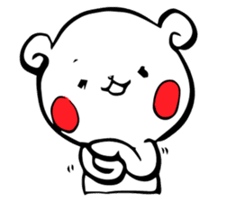White bear Kumajirou & Panda Pantarou sticker #3852645
