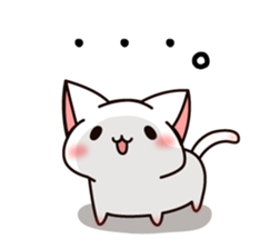 The cat which tells love1 sticker #3853469