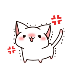 The cat which tells love1 sticker #3853473