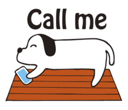 Dog on the roof sticker #3853489