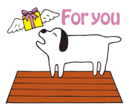Dog on the roof sticker #3853498