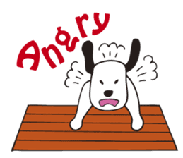 Dog on the roof sticker #3853516