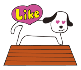 Dog on the roof sticker #3853526