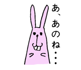 Overbite too rabbit sticker #3853776