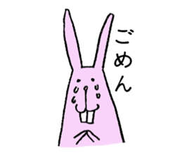 Overbite too rabbit sticker #3853785