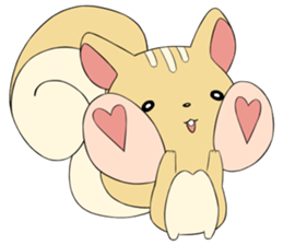 a little chubby squirrel sticker #3853807